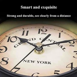 Retro Wall Clock Double-Sided European Antique Style Creative Classic Wall Hanging Clocks Outdoor Living Room Bedroom Study Wall Decoration 5 inch