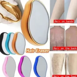 Reusable Crystal Hair Eraser Physical Hair Removal Painless Safe Epilator Reusable Body Beauty Depilation Tool Glass Hair Removal