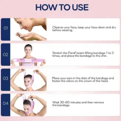 Reusable Double Chin Reducer, V Shaped Lifting Firming Face Mask, Smooth Wrinkle Face Mask,Chin Up Mask, Face Lifting Belt