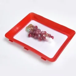 Reusable Food Preserving Tray, Food Preservation Tray, Stacking Food Storage Trays, Environmentally Stackable Food Preserving Trays with Stretch Cover for Various Foods