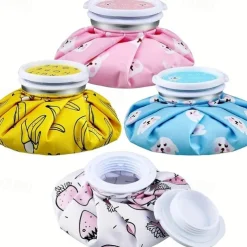 Reusable Ice Pack Cold And Hot Use Hot Water Bag Kids Adults Cold Packs For Injuries Relaxation Wisdom Teeth Breastfeeding Tired Eyes, 3 Sizes
