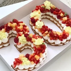 Reusable Molds For Cakes Number Design PET Baking Cake Decorating Tool Wedding Birthday Baking Pastry Confectionery Accessories