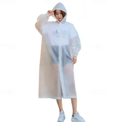 Reusable Raincoat Women Rainwear Men Poncho Impermeable Poncho EVA Rain Coat Plastic Fashion Rain cover Hooded