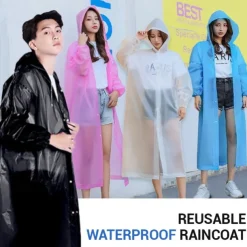 Reusable Raincoat Women Rainwear Men Poncho Impermeable Poncho EVA Rain Coat Plastic Fashion Rain cover Hooded