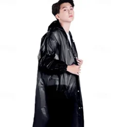 Reusable Raincoat Women Rainwear Men Poncho Impermeable Poncho EVA Rain Coat Plastic Fashion Rain cover Hooded