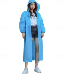 Reusable Raincoat Women Rainwear Men Poncho Impermeable Poncho EVA Rain Coat Plastic Fashion Rain cover Hooded