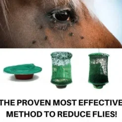 Reusable Ranch Fly Trap,Fly Trap Outdoor Hanging Reusable with Fishing Apparatus | Food Bait Flay Catcher Cage for Indoor or Outdoor Family Farms