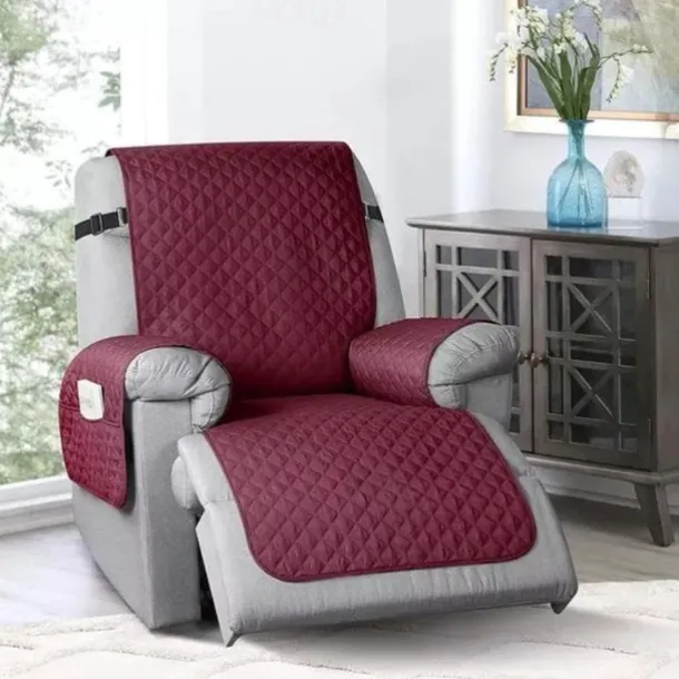 Reversible Recliner Covers Sofa Covers for Dogs,Sofa Slipcover,Couch Covers for 3 Cushion Couch,Couch Protector with Pockets