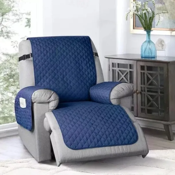 Reversible Recliner Covers Sofa Covers for Dogs,Sofa Slipcover,Couch Covers for 3 Cushion Couch,Couch Protector with Pockets