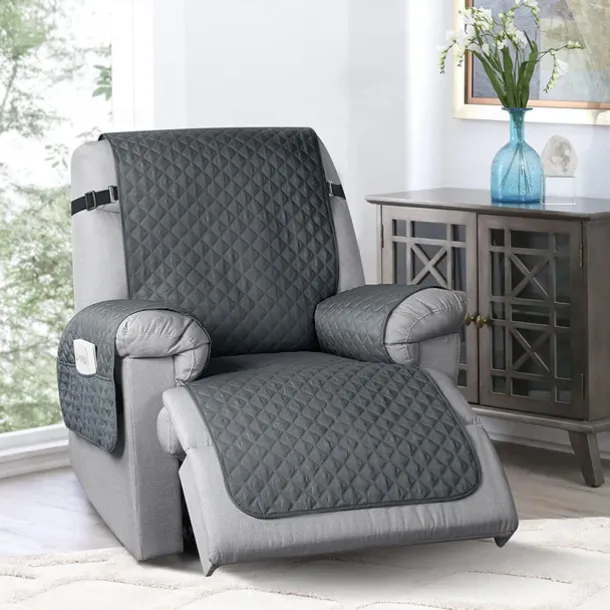 Reversible Recliner Covers Cover Sofa Covers for Dogs,Sofa Slipcover,Couch Covers for 3 Cushion Couch,Couch Protector with Pockets