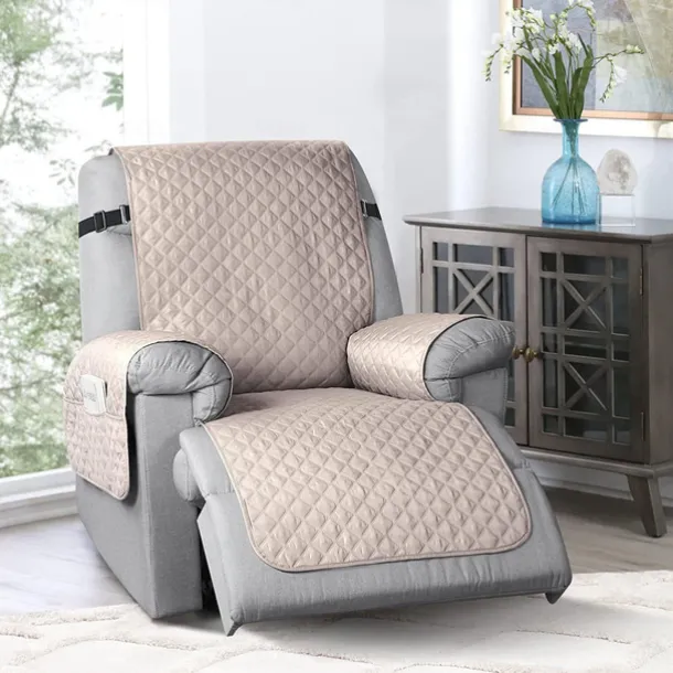 Reversible Recliner Covers Cover Sofa Covers for Dogs,Sofa Slipcover,Couch Covers for 3 Cushion Couch,Couch Protector with Pockets