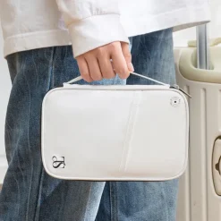 RFID Blocking Passport Holder for Travel, Waterproof Travel Document Organizer, Anti-Theft Passport Case, Travel Wallet for Documents and Cards