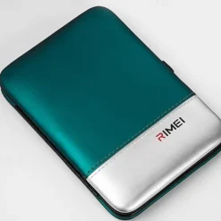 RIMEI Nail Scissors Set 15pcs Professional Nail Clipper Kit Manicure Set with Portable Leather Case, Stainless Steel Manicure and Pedicure Grooming Kit Nail Clipper Set