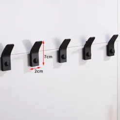 Robe Hook Creative Fun & Whimsical Aluminum 5pcs - Bathroom / Hotel bath Wall Mounted