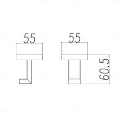 Robe Hook New Design / Creative Contemporary / Antique Metal 5pcs - Bathroom Wall Mounted