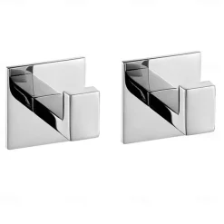 Robe Hook New Design / Self-adhesive / Creative Contemporary / Modern Metal 2pcs - Bathroom Wall Mounted
