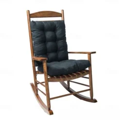 Rocking Chair Cushion Set Back Chair Cushion Indoor Outdoor Non-Slip Soft Thickened Patio Chaise Lounger Cushion Overstuffed Patio Chair Cushion