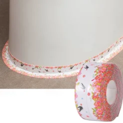 1roll Waterproof Mildew-proof Toilet Caulk Strip, Bathroom Self-adhesive Sealing Tape, Bathroom Waterproof Tape To Prevent Moisture And Mold, Beautiful Seam Stickers On The Edge Of The Bathroom Toilet