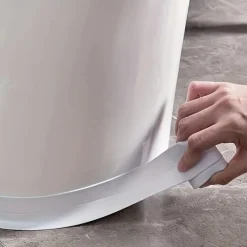 1roll Waterproof Mildew-proof Toilet Caulk Strip, Bathroom Self-adhesive Sealing Tape, Bathroom Waterproof Tape To Prevent Moisture And Mold, Beautiful Seam Stickers On The Edge Of The Bathroom Toilet