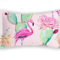 Romantic Style Pillowcases, Flowers And Birds, Natural Plant Flannel, Imitation Satin, Satin Pillowcases American Style Pillowcases