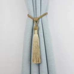 Rope Curtain Tassel Tie Backs Curtain Fringe Tiebacks Holdbacks Window Drapes Curtain Strap Buckle Holder Window Decorative Accessories