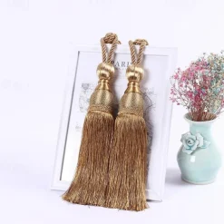 Rope Curtain Tassel Tie Backs Curtain Fringe Tiebacks Holdbacks Window Drapes Curtain Supplies Rope Room Accessories