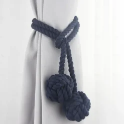 Rope Curtain Tassel Tie Backs Curtain Fringe Tiebacks Holdbacks Window Drapes Curtain Strap Buckle Holder Window Decorative Accessories