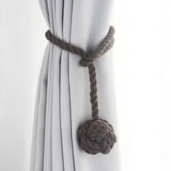Rope Curtain Tassel Tie Backs Curtain Fringe Tiebacks Holdbacks Window Drapes Curtain Strap Buckle Holder Window Decorative Accessories