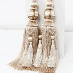 Rope Curtain Tassel Tie Backs Curtain Fringe Tiebacks Holdbacks Window Drapes Curtain Supplies Rope Room Accessories