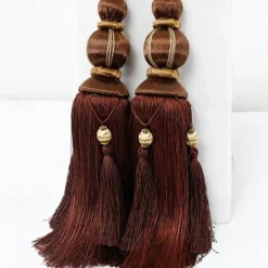 Rope Curtain Tassel Tie Backs Curtain Fringe Tiebacks Holdbacks Window Drapes Curtain Supplies Rope Room Accessories