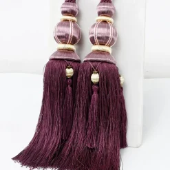 Rope Curtain Tassel Tie Backs Curtain Fringe Tiebacks Holdbacks Window Drapes Curtain Supplies Rope Room Accessories