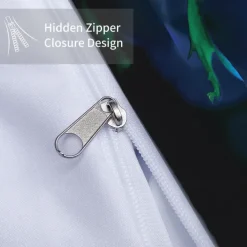 Rose Duvet Cover Floral Print Bedding Set Romantic Flower Duvet Cover for Bedroom Decoration 3D Blue Rose Red Rose King Size Bed Set 2 Piece Set 3 Piece Lightweight