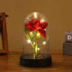 Rose Flower Gifts for Women,Mothers Day Flowers Gifts for Mom Wife from Daughter Son Husband,Birthday Gifts for Women Best Friend Her Girlfriend,Glass Rose Grandma Mom Gifts for Mothers Day