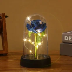 Rose Flower Gifts for Women,Mothers Day Flowers Gifts for Mom Wife from Daughter Son Husband,Birthday Gifts for Women Best Friend Her Girlfriend,Glass Rose Grandma Mom Gifts for Mothers Day