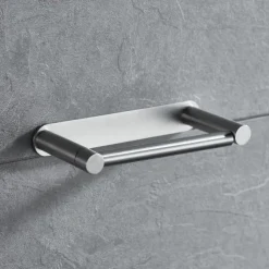 Rotatable/Foldable Toilet Paper Holder Self-adhesive Roll Paper Holder 304 Stainless Steel Paper Towel Holder Brushed