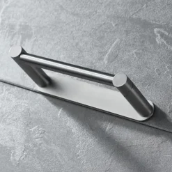 Rotatable/Foldable Toilet Paper Holder Self-adhesive Roll Paper Holder 304 Stainless Steel Paper Towel Holder Brushed