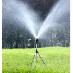 Rotating Tripod Sprinkler, 360 Degree Rotating Tripod Sprinkler, Garden Watering Irrigation System Tripod Automatic Rotating Sprinkler