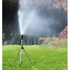 Rotating Tripod Sprinkler, 360 Degree Rotating Tripod Sprinkler, Garden Watering Irrigation System Tripod Automatic Rotating Sprinkler