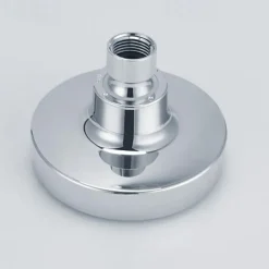 Round Chrome Plated Shower Top Spray,A Grade ABS Silvery Rainfall Soft Spray Function Rain Shower