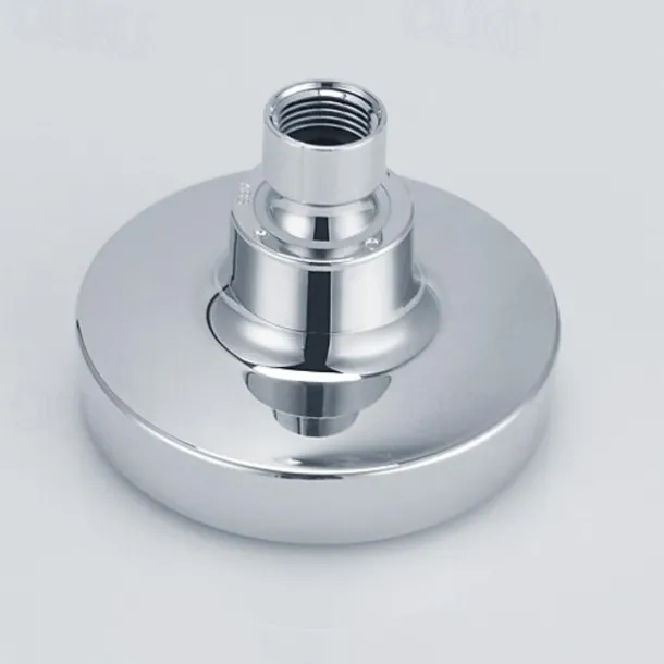 Round Chrome Plated Shower Top Spray,A Grade ABS Silvery Rainfall Soft Spray Function Rain Shower