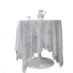 Round Tablecloths Elegant and Durable Table Covers Perfect for Dining and Kitchen Tables Ideal for Everyday Use or Special Occasions