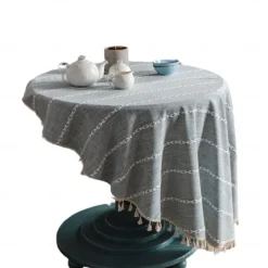 Round Tablecloths Elegant and Durable Table Covers Perfect for Dining and Kitchen Tables Ideal for Everyday Use or Special Occasions