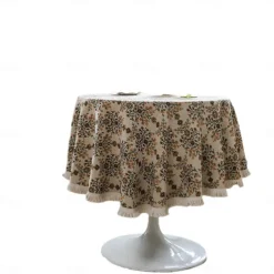 Round Tablecloths Elegant and Durable Table Covers Perfect for Dining and Kitchen Tables Ideal for Everyday Use or Special Occasions