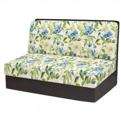 Rv Dinette Cushion Covers Printed Milk Silk All-Season Stretch RV Cushion Cover - Camping Van Seat and Sofa Slipcover for Comfortable and Durable Protection