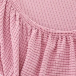 RV Dinette Cushion Covers Stretch Corn Velvet RV Cushion Covers - Elastic Sofa Seat Slipcovers for Camper - Comfortable and Durable for Camping and RV Furniture