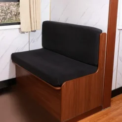 RV Dinette Cushion Covers Stretch Corn Velvet RV Cushion Covers - Elastic Sofa Seat Slipcovers for Camper - Comfortable and Durable for Camping and RV Furniture