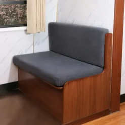 RV Dinette Cushion Covers Stretch Corn Velvet RV Cushion Covers - Elastic Sofa Seat Slipcovers for Camper - Comfortable and Durable for Camping and RV Furniture