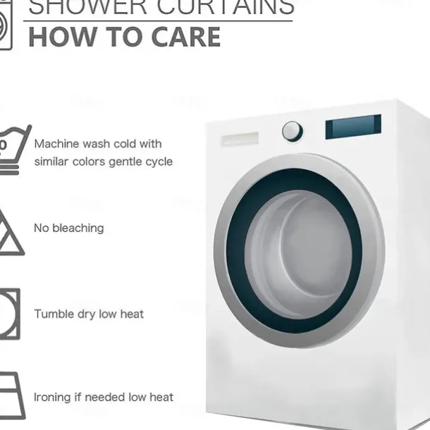 Sage Green Shower Curtain with Hooks Waterproof 180cm*180cm(70"*70")for Bathroom Liner Bath Decor Textured Fabric Shower Curtain Sets Machine Washable