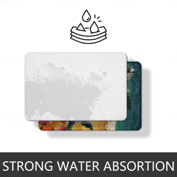 Saint Patrick's Day Doormat Floor Mats Washable Rugs Kitchen Mat Non-Slip Oil Proof Rug Indoor Outdoor Mat Bedroom Decor Bathroom Mat Entrance Rug Gnomes