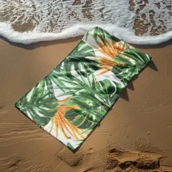 Sandproof Beach Towel Soft Cover Blanket Tropical Pug Large 3D Print Pattern Towel Bath Towel Beach Sheet Blanket Classic 100% Micro Fiber Comfy Blankets